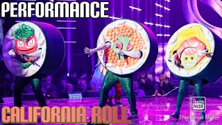 California Rolls Sing Breakaway By Kelly Clarkson | Masked Singer | S9 E13