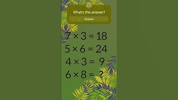 Do YOU know the answer to this question? #trickypuzzles #funlearning #shorts