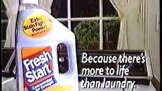 1985 Fresh Start Laundry Detergent "Red Dress Mamma" TV Commercial