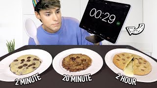 i tested a 2-MINUTE vs. 20-MINUTE vs. 2-HOUR cookie recipe