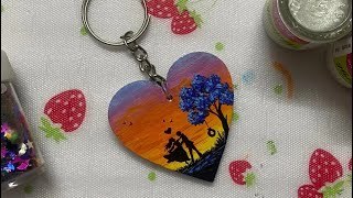 66.Easy Art On A Couple Dance Using Acrylics For Beginners