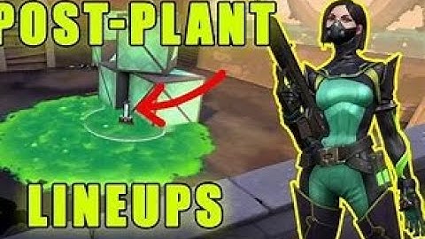 Viper Post Plant Lineups For B On Ascent - Valorant