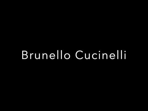 How To Pronounce Brunello Cucinelli - YouTube