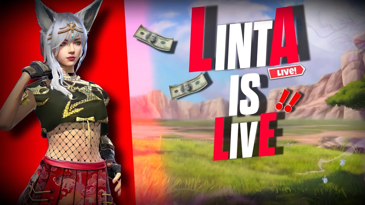 LINTA SECHI LIVE COME ON GUYSS 🔥🤍#freefire #malayalam #ff #live