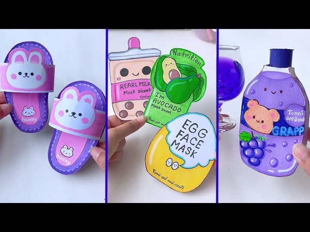 Paper craft/Easy craft ideas/ miniature craft / how to make /DIY/school project/Tonni art and craft class=