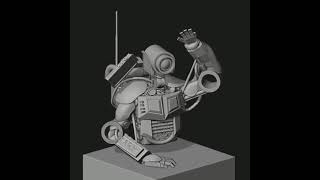 3D robot model | blender