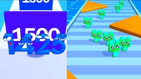 Number Master vs Number Run  Merge 3D Math ⭐⭐⭐⭐⭐  #mergealphabetlore #mergealphabetlordrun #ios