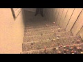 250 Bouncy Balls Falling Downstairs