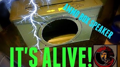 Ammo Box Speakers- Build Part 2 "IT