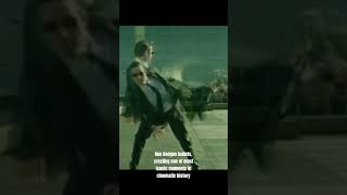 The Matrix (1999) - Neo Dodging Bullets - creating most iconic moments in cinematic history.