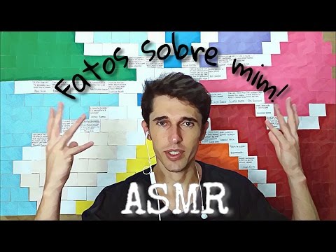 ASMR em português - 15 fatos sobre mim! Sussurros (whispers)