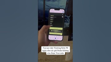 Tại sao không được Vesting Sớm cho phần Stake ? #wefi #ito #coin #daocoin #binance #bitcoin
