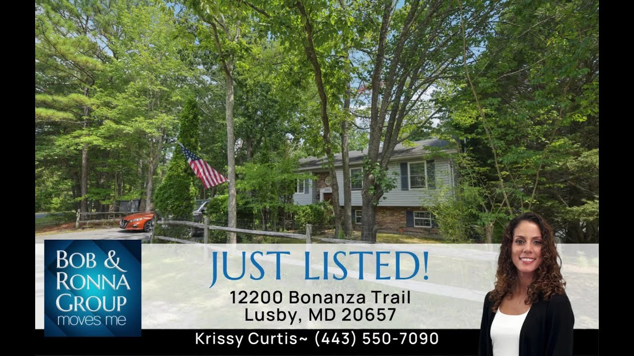 Just Listed By The Bob & Ronna Group! 12200 Bonanza Trail, Lusby, MD 20657
