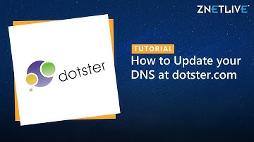 How to Update your  DNS at dotster.com