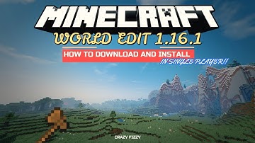 How to install World Edit 1.16.1 with Forge | Forge 1.16.1 | Minecraft MOD