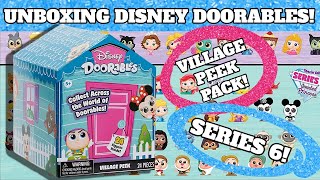 Unboxing DISNEY DOORABLES Amazon Exclusive VILLAGE PEEK PACK! Doorables Blind Bag Series 6 Opening!