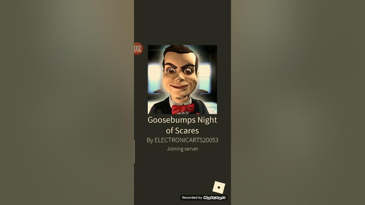 Goosebumps in Roblox YouTube