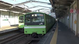 【国鉄電車到着！】大和路線 201系 普通王寺行き 普通JR難波行き 今宮駅