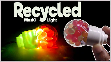 How To Make A Recycled Music Light At Home | Recycled Lamp With Unused Things  | The MasterMind