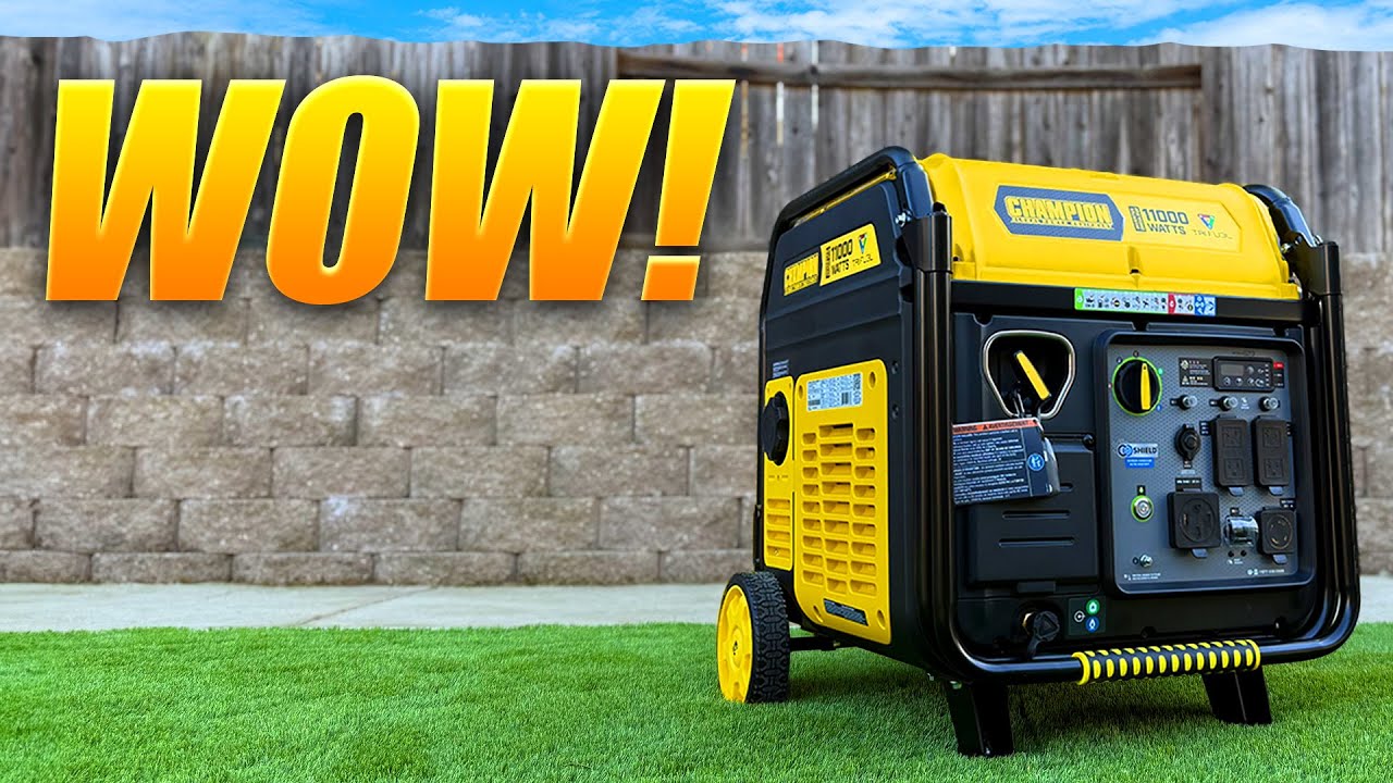 NEW Champion 11000 TRI-Fuel Inverter Generator- Reviewed & Tested!