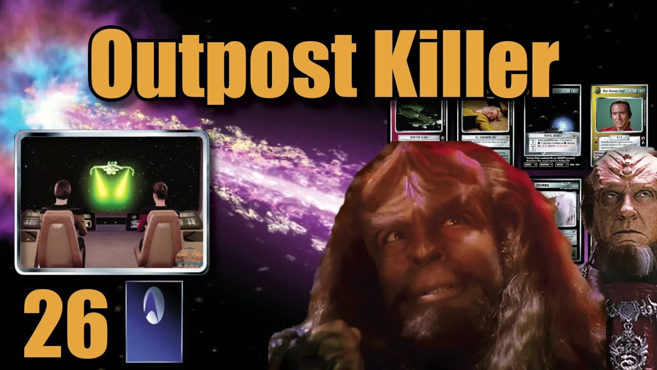 Star Trek CCG 1E Outpost Killer - Klingon Ship Battle