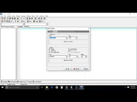 Adding Line Numbers in Dev C++