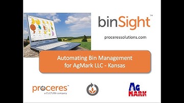 AgMark benefits from BinSight automated bin management