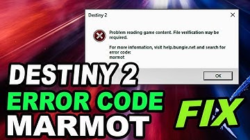 error code marmot destiny 2 fix | How to #fix destiny 2 error code #marmot || by borntoplaygames