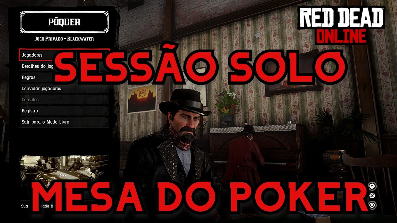 RED DEAD ONLINE - SESSÃO SOLO DO POKER COM AJUDA DE AMIGO | FUNCIONANDO APÓS ATUALIZAÇÃO!