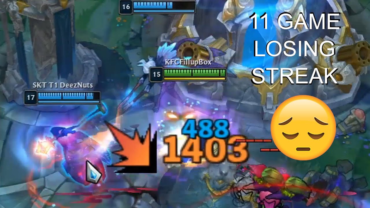 CAN WE COME BACK FROM A 11 GAME LOSING STREAK? League of Legends ARURF ...