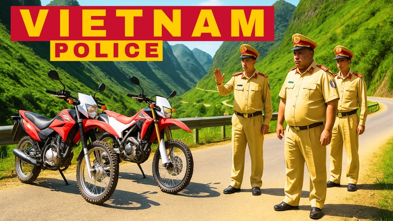 Что происходит, когда вас останавливает полиция во Вьетнаме | Вьетнам на мотоциклах [3/3]