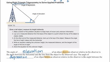 PreCalculus II (Trig) - Unit 5 - Trigonometric Function Examples (Right Triangle Trig)
