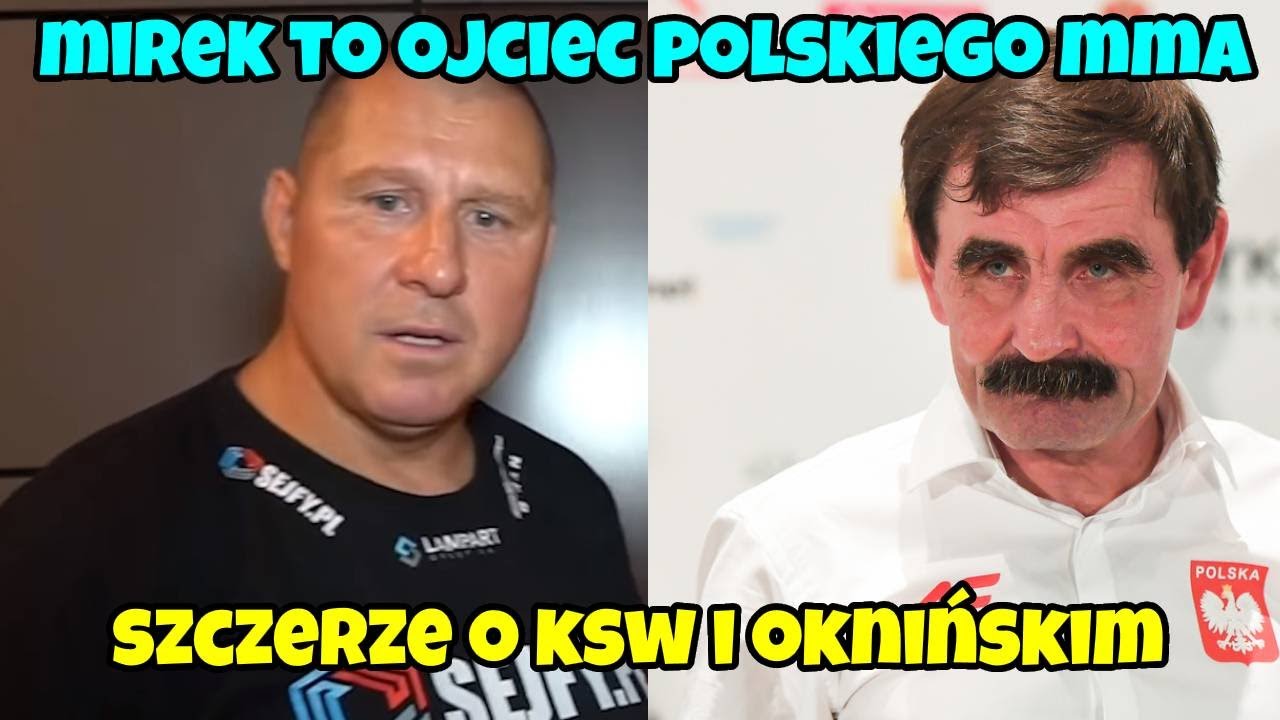 Trener Raubo SZCZERZE O Mirku Okni skim I KSW YouTube