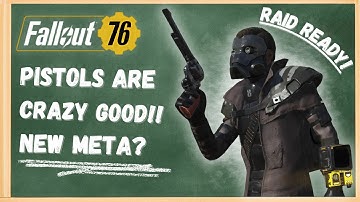 The ULTIMATE Pistol Build 2025 (Low & Full Health) - Fallout 76