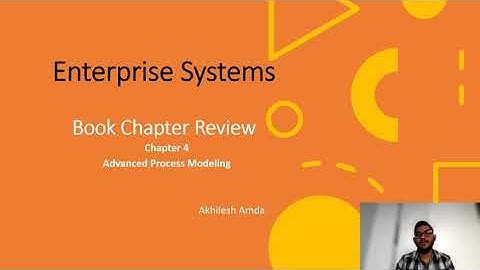 Enterprise Systems - Chapter 4 - Advanced Process Modeling