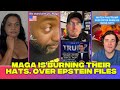 MAGA REGRETING 😭 their votes! BURNING their HATS as Trump denies to release the Epstein Files