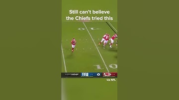 Thumbnail of Can the Chiefs pull off this INSANE play? #shorts