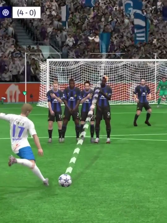 This Freekick is 🥵#fifamobile #football #fifa #freekick #ucl #championsleague #genk #intermilan