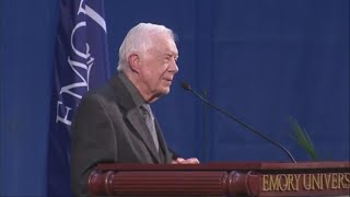 President Jimmy Carter entering hospice care