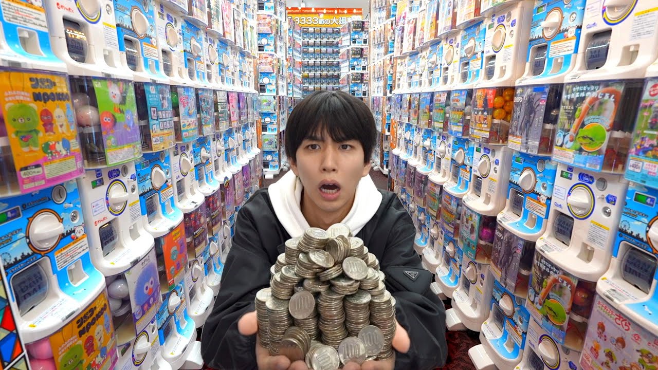 【地獄】世界一ガチャガチャが多い店で人気トップ10を当てるまで回し続けた結果...