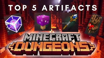 RANKING ALL ARTIFACTS IN MINECRAFT DUNGEONS
