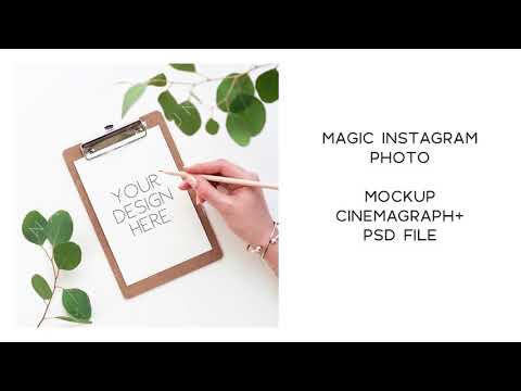 Animated Instagram photo. Mockup #17, a Social Media Template by Una Matison (Thumbnail 1 of 3)