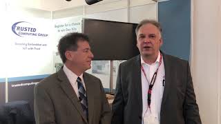 Rich Nass talks talks with Guenter Fischer about Trusted Computing Group at electronica 2018