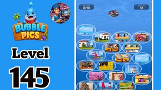 Bubblepics pop jigsaw puzzle level 145 solution and walkthrough for guidance