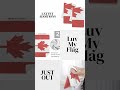 Canada Flag Inspired Kitchen Towel 40X60cm (Pack of 2) (Made in the USA)