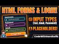 HTML Form Hindi Tutorial | Text, Email, Password &amp; Radio Button Explained |Practical Exam Question
