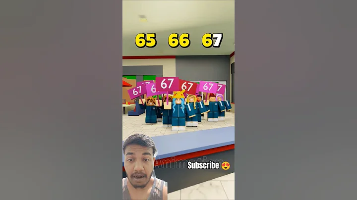 Six Seven Challenge Squid Game😅Roblox Brookhaven Meme #roblox #funny #memes #shorts