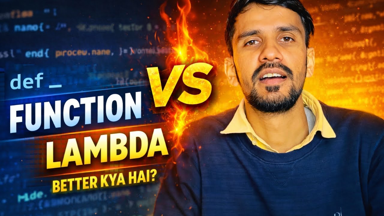 Lambda vs Normal Python Functions: Which Should You Use? - YouTube