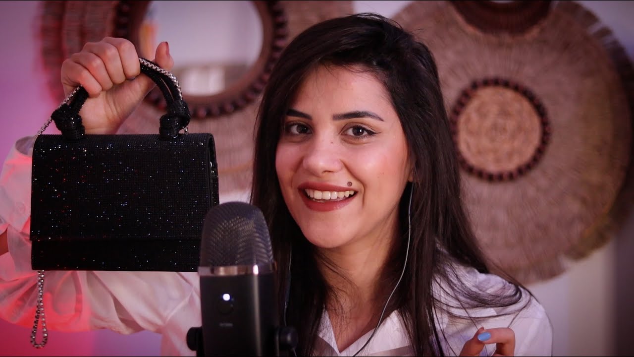 Arabic ASMR بائعة الحقائب 👜 تعالي ساعدك تختاري شنطة تلبقلك اي اس ام ار
