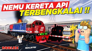 NEMU MISTERI LOKOMOTIF KERETA API TERBENGKALAI DI GAME KERETA REALISTIS !! ROLEPLAY KAI - Roblox screenshot 5